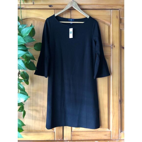 NWT Gap Three-Quarter Sleeve Shift Dress in Ponte Size S - Picture 2 of 13